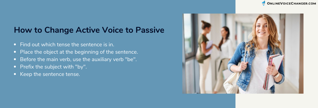 change active voice to passive