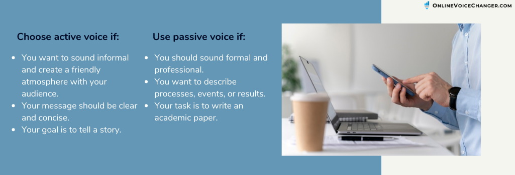 passive and active voice